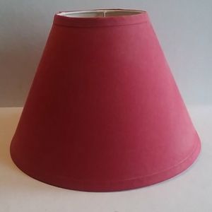 Red Bell Shaped Lampshade